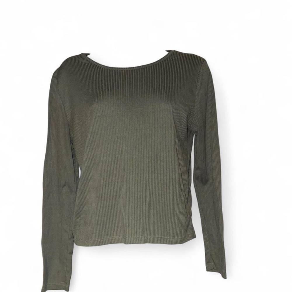 Olivia Rae Olive Long Sleeve Top